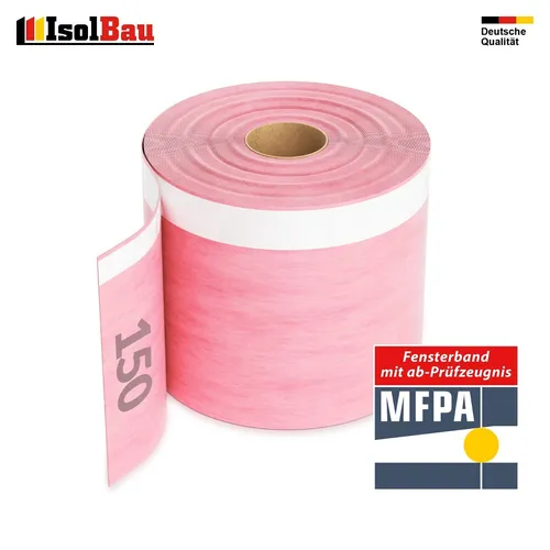 Fensteranschlussband Innen Fensterband Dichtband RAL Montage Fenster 150mm x 10m