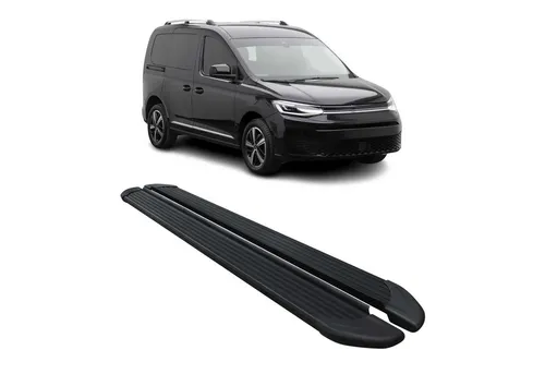 OMAC Kfz-Schmutzfänger für VW Caddy 2020-2024 L1 – Rutschfest & Robust - Hochwertige Trittbretter aus Aluminium für VW Caddy L1, rutschfestes Design für sicheren Ein- und Ausstieg, schützt die Karosserie vor Schäden und wertet das Fahrzeug optisch auf.