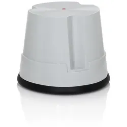 hjh OFFICE Tritthocker TIO-S Kunststoff Elefantenfuß, Höhe 30 cm - Tritthocker für Gewerbe und Haushalt, bis 150 kg belastbar, mit rutschsicheren Rillen und Rollen für einfache Mobilität.