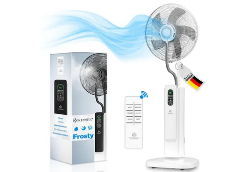 KESSER Standventilator Frosty mit Wasser Ultraschall-Sprühnebel
