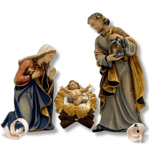 Akantus Kostner Krippenfiguren aus Holz: Heilige Familie (12)