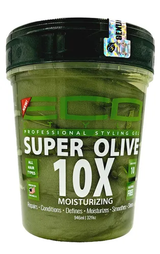 Eco Styler Super Olive 10x Moisturizing Max Hold Hair Gel - Haargel  946ml