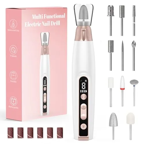 Kabellos Tragbarer Nagelfräser 11 in 1 – Professionelle Elektrische Nagelfeile