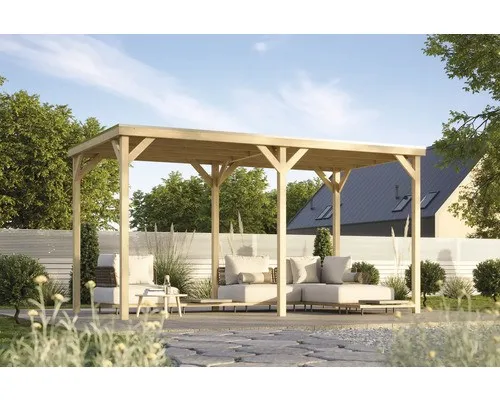 Pavillon Karibu Girona 464 x 242 cm natur