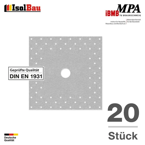 Isolbau 20 x Wandmanschette Dichtmanschette Innenecken Außenecken Bad Abdichtung