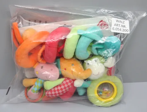 Fehn Safari Activity-Spirale Safari TOP - Kinderwagenkette mit bunten Aktivitäten, fördert die Sinne und sorgt für Spielspaß unterwegs, ideal für Babys ab der Geburt.