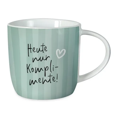Tasse Becher Kaffeetasse  in türkis von Grafik Werkstatt
