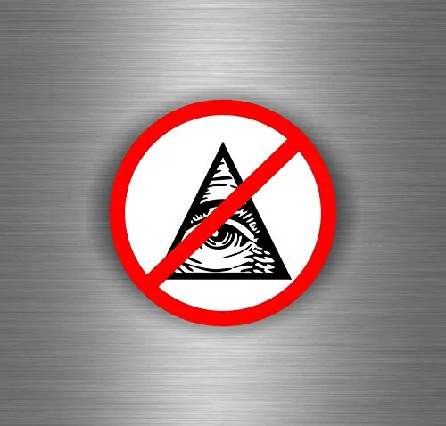 Akachafactory Selbstklebend Sticker Auto Tuning No Illuminati verboten JDM Bomb