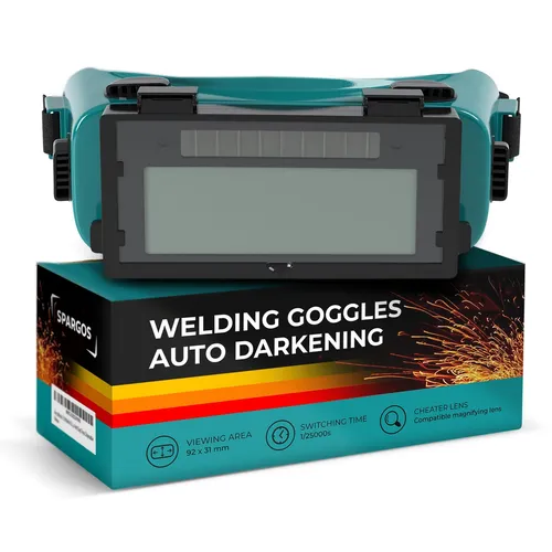 Welder Goggles Automatische Abdunkelung Schweißerbrille Solar Brille Betriebe...