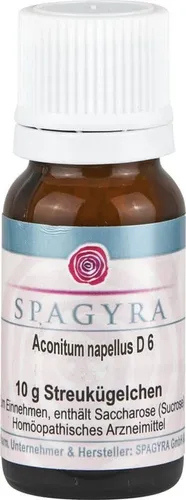 Spagyra GmbH & Co KG ACONITUM NAPELLUS D 6 Globuli 10 g 11280563