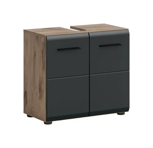 furnling Waschbeckenunterschrank Ivy – Moderner Stauraumschrank mit 2 Türen