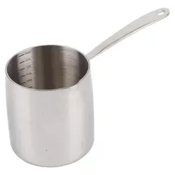 Milchtopf 900ml Edelstahl Induktion Schmelztopf mit Skala