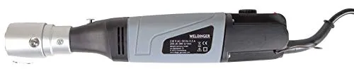 WELDINGER WIG-Schleifboy junior - Mobiles Wolframnadel-Schleifgerät mit 5 Jahren Garantie - Der WELDINGER WIG-Schleifboy junior ist ideal für mobile WIG-Schweißer. Perfekt für Wolfram-Elektroden mit 1,6/2,4/3,2 mm Durchmesser, kompakt und leicht mit nur 700 g. Inklusive Diamantschleifscheibe und Transportbox.
