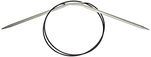 Prym 211279 Rundstricknadeln Aluminium, 80 cm, 4,50 mm, grau