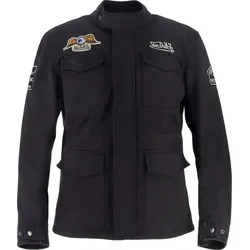 Von Dutch X Helstons Warrior Motorradjacke - Wasserdichte und atmungsaktive Motorradjacket mit robusten Protektoren für optimalen Schutz und Komfort auf der Straße.