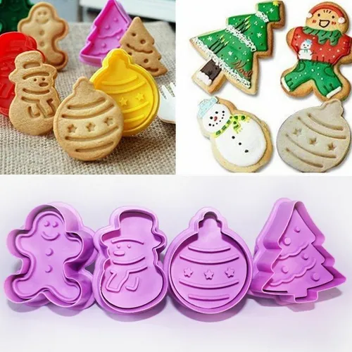 Stück Weihnachten Ausstecher Ausstechform Fondant Kuchen Keks Plätzchen 4