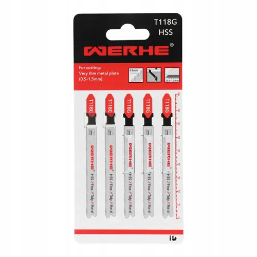 WERHE T118G Metall-Stichsägeblätter