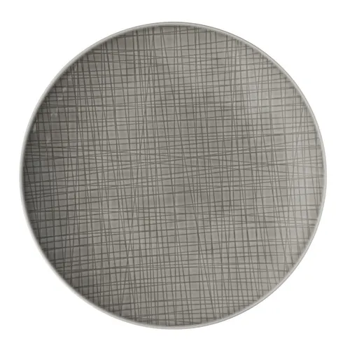 Rosenthal Speiseteller Mesh Colours Mountain, 30 cm flach in grau von Rosenthal