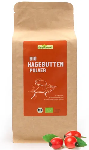 dreikraut®  Bio-Hagebuttenpulver