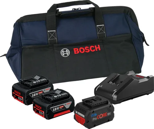 Bosch Starter-Set 18V mit 3 Akkus und Ladegerät