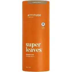 ATTITUDE Super Leaves, Plastikfreier Deodorant, Orange Blätter