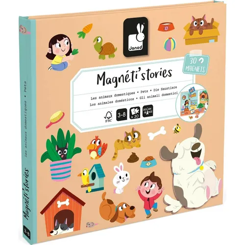 Janod Magnetistories Haustiere (Deutsch) (190.05457)
