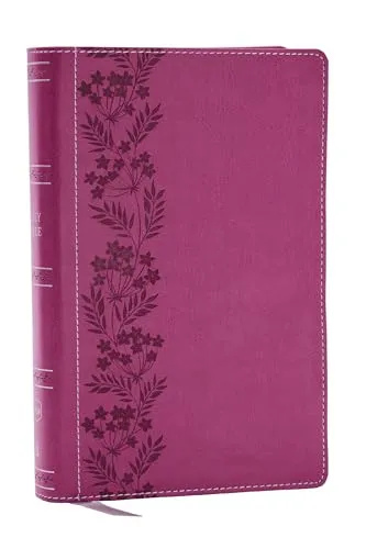 NKJV Personal Size Large Print Bible with 43,000 Cross References, Pink Leathersoft, Red Letter, Comfort Print (Thumb Indexed): New King James ... Red Letter, Thumb Indexed, Comfort Print