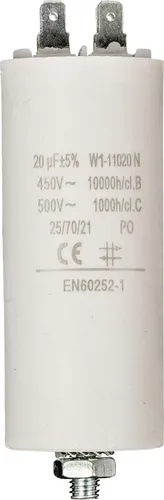 Fixapart W1-11020N Condensator 20.0 Uf / 450 V + Aarde von Fixapart