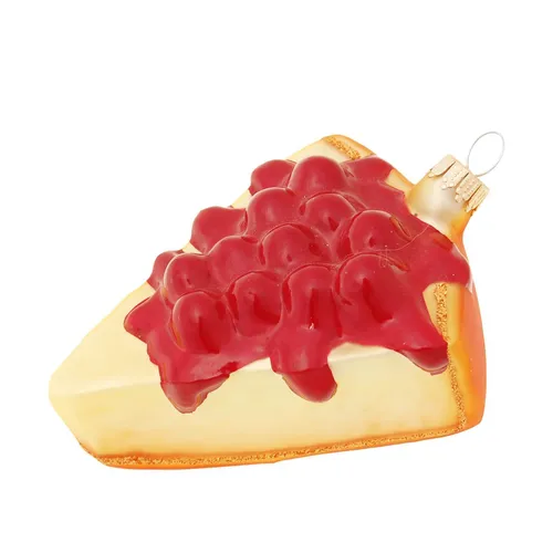 Krebs Glas Lauscha Käsekuchen mit Kirschen von Krebs Glas Lauscha