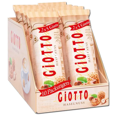  Ferrero Giotto Riegel, Praline, 10 Riegel je 43g 31,05€/1kg