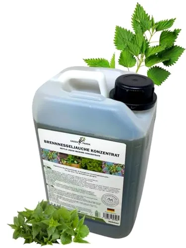 GreenPanda Brennesseljauche 3L - Effektiver Bio-Dünger gegen Blattläuse - Natürlicher Bio-Flüssigdünger zur Unterstützung der Pflanzenpflege. Ideal gegen Blattläuse und andere Schädlinge. Hochwertige Inhaltsstoffe aus regionalen Gärten, handverarbeitet für beste Qualität. Jetzt für gesunde Pflanzen im Garten bestellen!