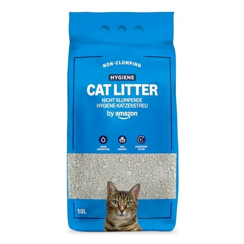 by Amazon Hygiene-Katzenstreu, Klumpenfrei, 10L (1er-Pack)