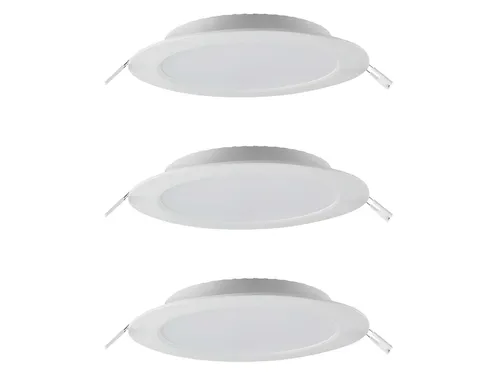 V-TAC LED-Einbauleuchte VT-61018, EEK: F, 18 W, 1850 lm, 3000 K, 3 Stück 7864