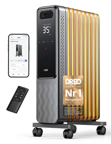Dreo Energiesparender Ölheizkörper 2000 W