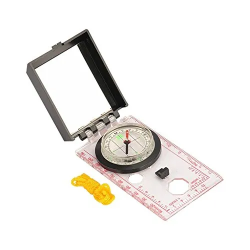 meteor® Kartenkompass: ideale Kompass für Ausflüge in die Berge, Backpacking, Camping, Survival, Orientierung, Lernen zu Navigieren