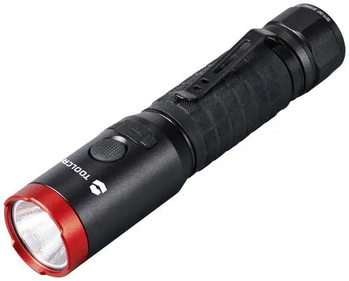 TOOLCRAFT LED Handlampe verstellbar mit Magnethalterung - Werkstatteinrichtung mit 1000 lm für extrem helle Ausleuchtung und Gürtelclip für flexibles Arbeiten.