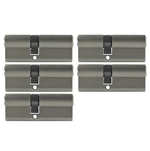 5x Profilzylinder 70mm 30/40 +25 Schlüssel Tür Zylinder Schloss Gleichschließend