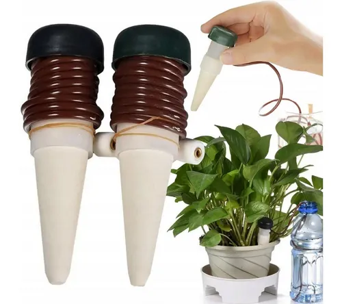 RACEL Bewässerungssystem Blumenbewässerungssystem automatischer Wasserspender für Pflanzen, (6-tlg), Automatisch & praktisch