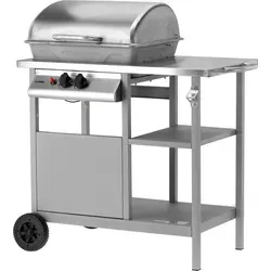 Gasgrill 5,5kW mit 2 Brennern aus Edelstahl - Gasgrill mit 2 Brennern für perfekten Grillgenuss im Freien. Schnelle Aufheizzeit und einfache Reinigung sorgen für hohen Komfort beim Grillen.