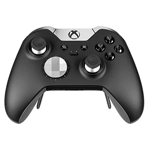Xbox Elite Wireless Controller Schwarz - Gamepad für Xbox One mit wechselbaren Sticks und Triggern für maximale Präzision. Anpassbare Paddles und Diamond-Grip für besten Halt. Ideal für Gamer, die ihre Performance optimieren möchten.