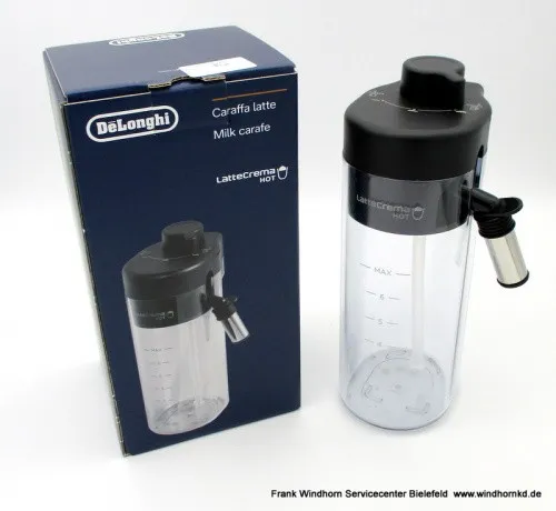 Delonghi Latte Crema Hot Milchbehälter DLSC029 - Ersatzteil für Delonghi Kaffeemaschinen, sorgt für perfekt aufgeschäumte Milch für köstliche Kaffeespezialitäten.
