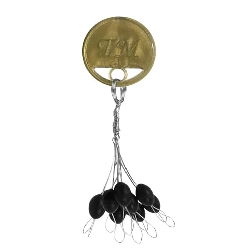 Trout Master Silikonstopper zum Forellenangeln Soft Stopper Olives, Größe:XXXXL / 4.8x7.5mm