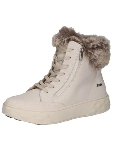 Caprice Damen Stiefeletten 9-26202-43-404 Beige Größe 37 - Wanderschuhe mit elegantem Design und hohem Tragekomfort, kuschelig gefüttert für warme Füße, ideal für kalte Tage.