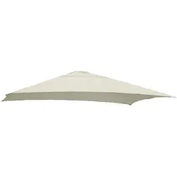 Sun Garden Ersatzbezug für Easy Sun Parasol - 320x320cm, hellbeige, strapazierfähiger Olefine-Stoff mit UPF50+ für optimalen Sonnenschutz