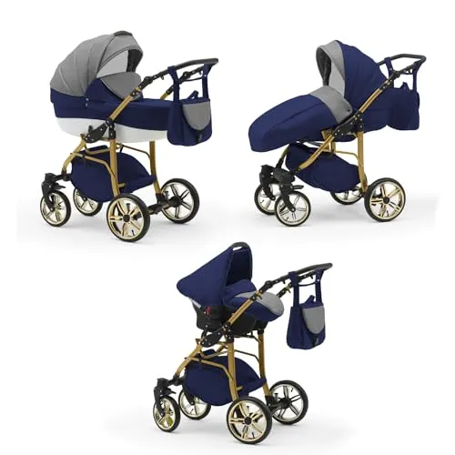 Kinderwagen-Set 4 in 1 Neo Gold inkl. Sportsitz und Autositz