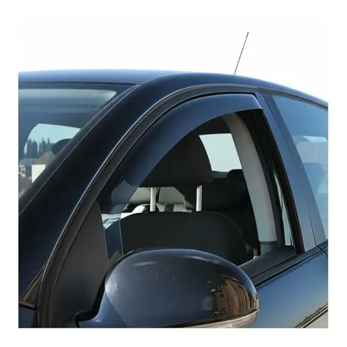 OMAC Lüftungsgitter Windabweiser für Citroen C5 Aircross 2018-2025 - Lüftungsgitter mit aerodynamischem Design, einfache Montage ohne Bohren und waschstraßenfest. Verbessern Sie Ihren Fahrkomfort und reduzieren Sie Windgeräusche.