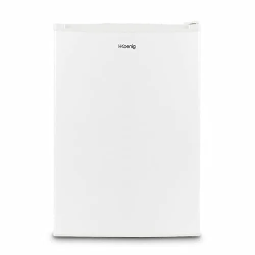 H.Koenig Kühlschrank FGX880, Kombi-Unterbaukühlschrank, 113L, Gefrierschrank 17L, Eiswürfelschale, Gemüseschublade, Flaschenhalter, 2 Ablagen, Höhenverstellbar, Wendetür, 60W [Energieklasse F], White