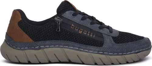 bugatti Herren Schnürer 321 ASM02 - Dark Blue/Blue, Größe 42 - Herren-Schnürhalbschuhe mit modernem Design, ideal für Freizeit und Büro, bequem und stilvoll.