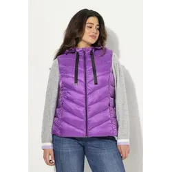 Ulla Popken Damen Plus Size Steppweste in lila von Ulla Popken