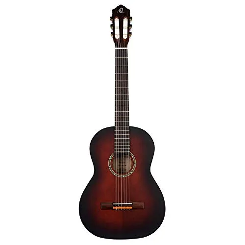 Ortega R55BFT - Family Series Pro Gitarre - Gitarren, hochwertige Verarbeitung mit Engelmannfichte Decke und Walnuss Griffbrett für einen warmen, vollen Klang.